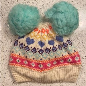 Baby Gap Knit Hat with Pom Pom detail